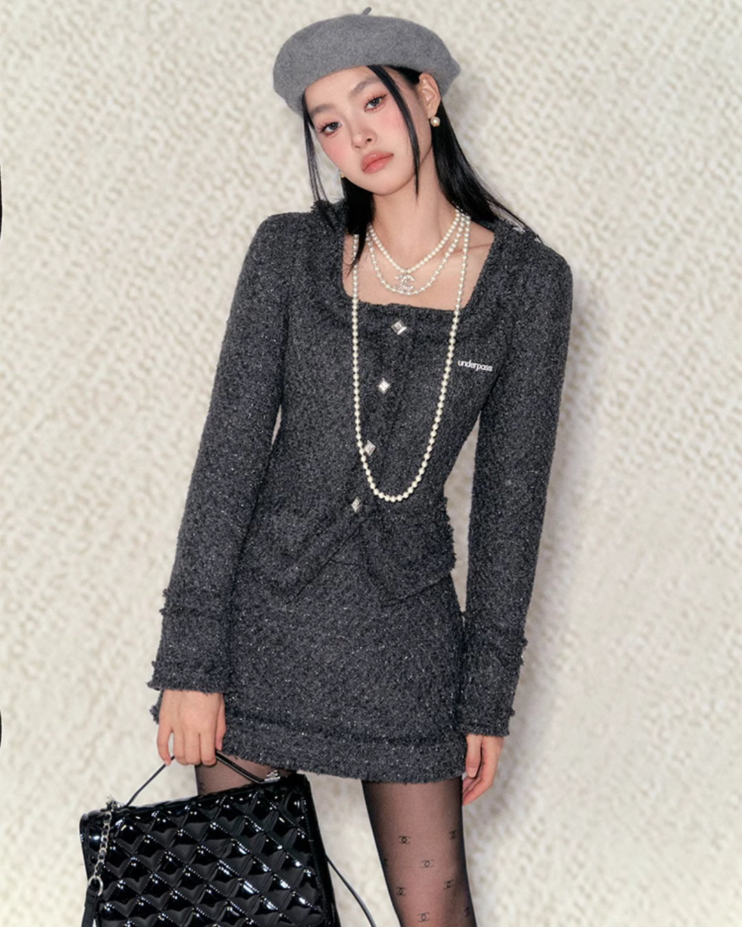 Antique Square Jacket & Mini Skirt UNP0006
