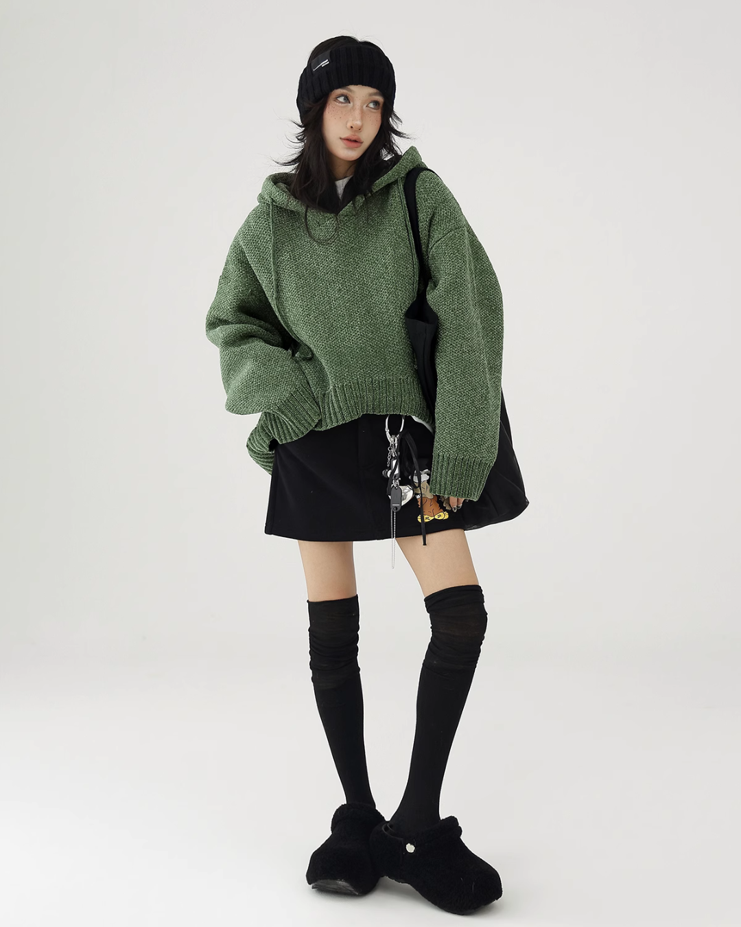 Pullover Knit Hoodie ACS0205