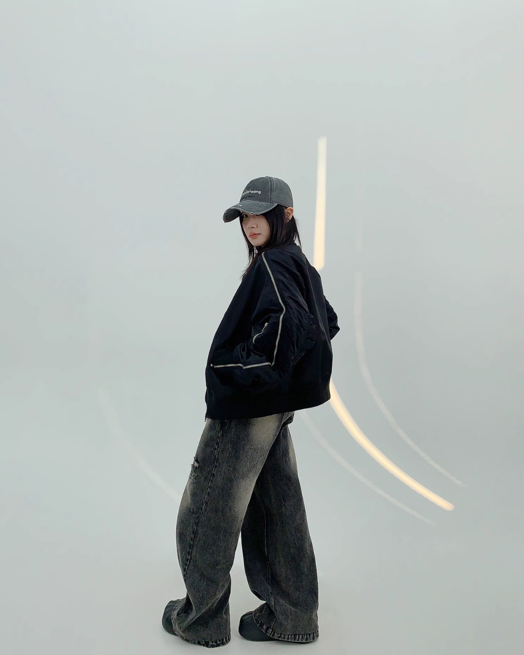 Zip Side Line MA-1 Blouson YLS0823