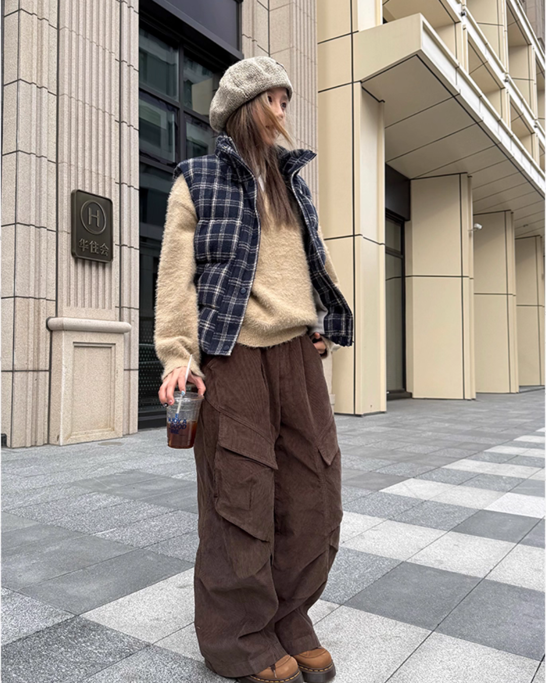 Big Pocket Wide Cargo Pants CYE0006