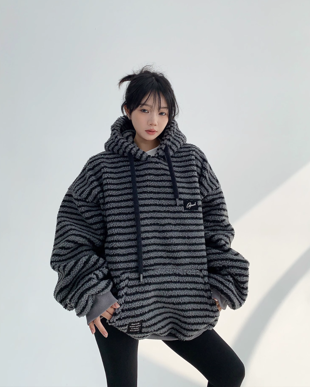 Border Pullover Hoodie YLS0635