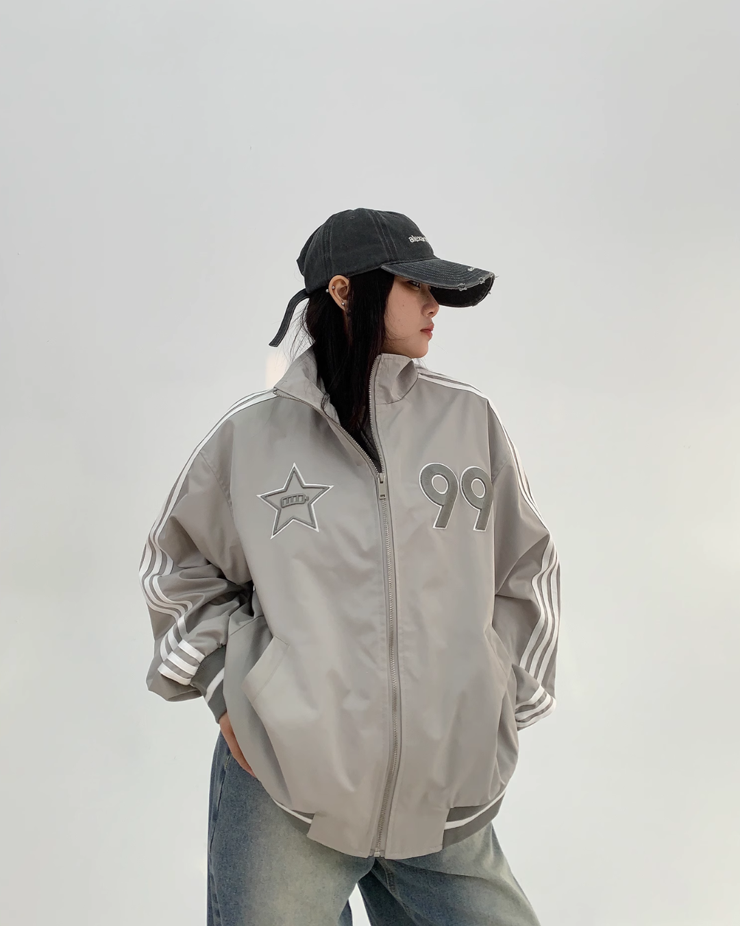 Stand Collar Line Jacket YLS0831