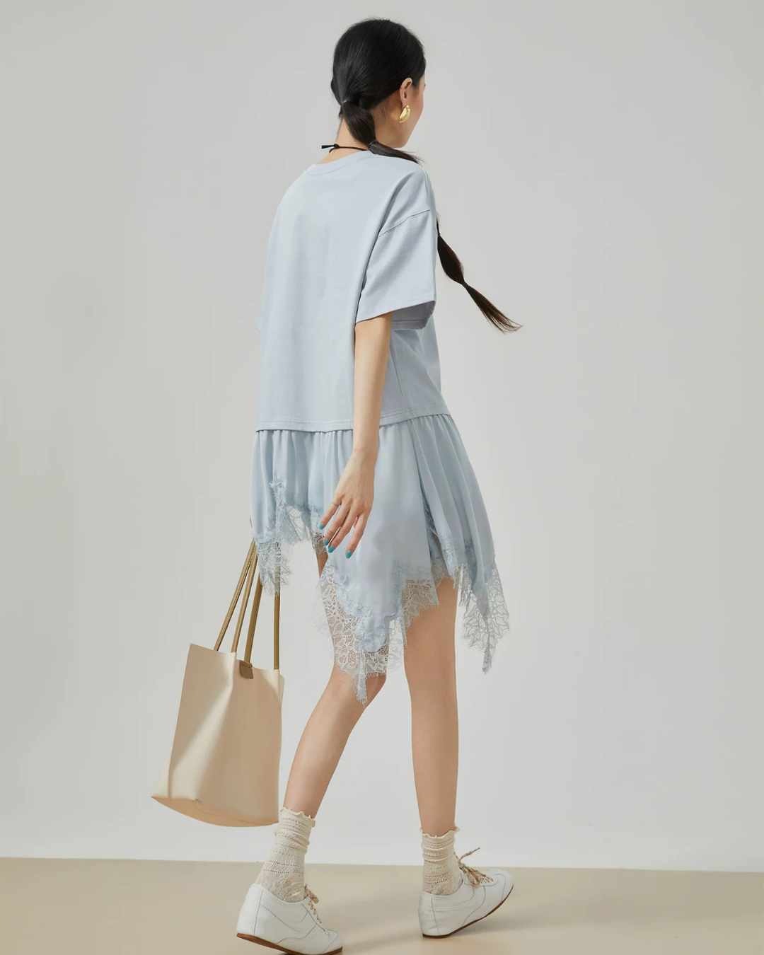 Asymmetric Design Mini Dress FER0236