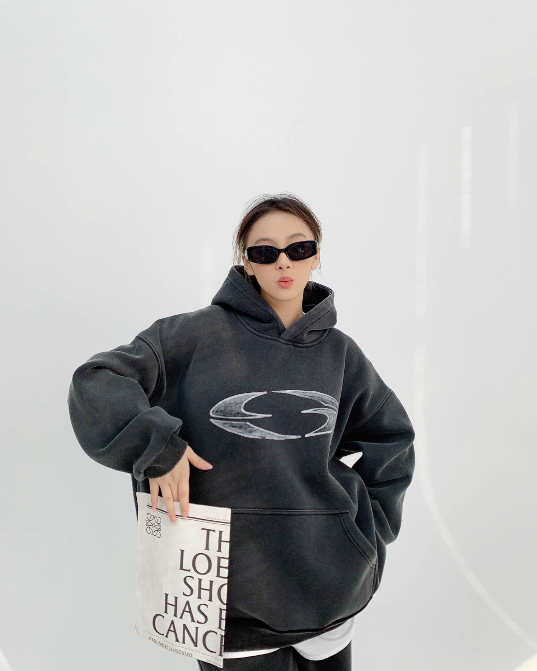 Retro Loose Sweat Hoodie / Sweat Pants YLS0012