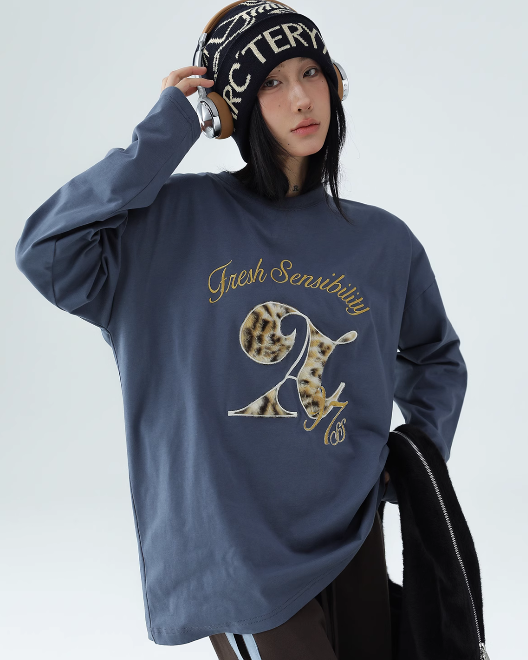 Vintage Leopard Long Sleeve T-Shirt ACS0154