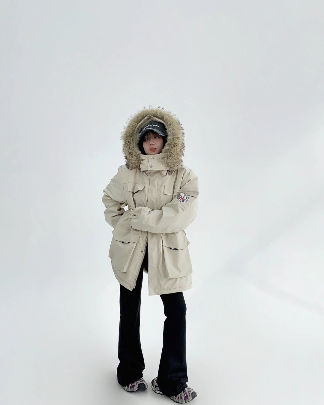 Fur Hood Mod Coat YLS0691