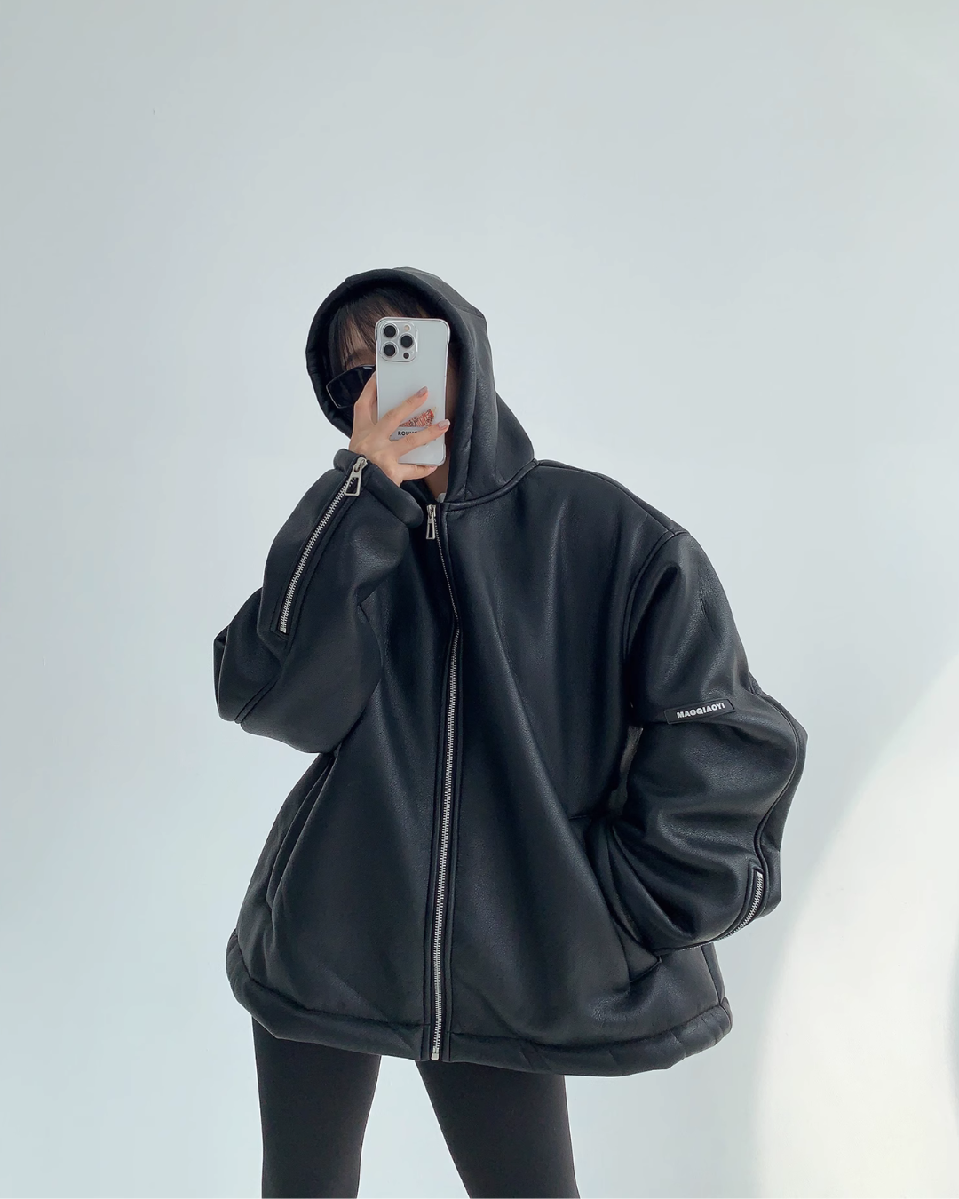 Oversized Boa Blouson YLS0570