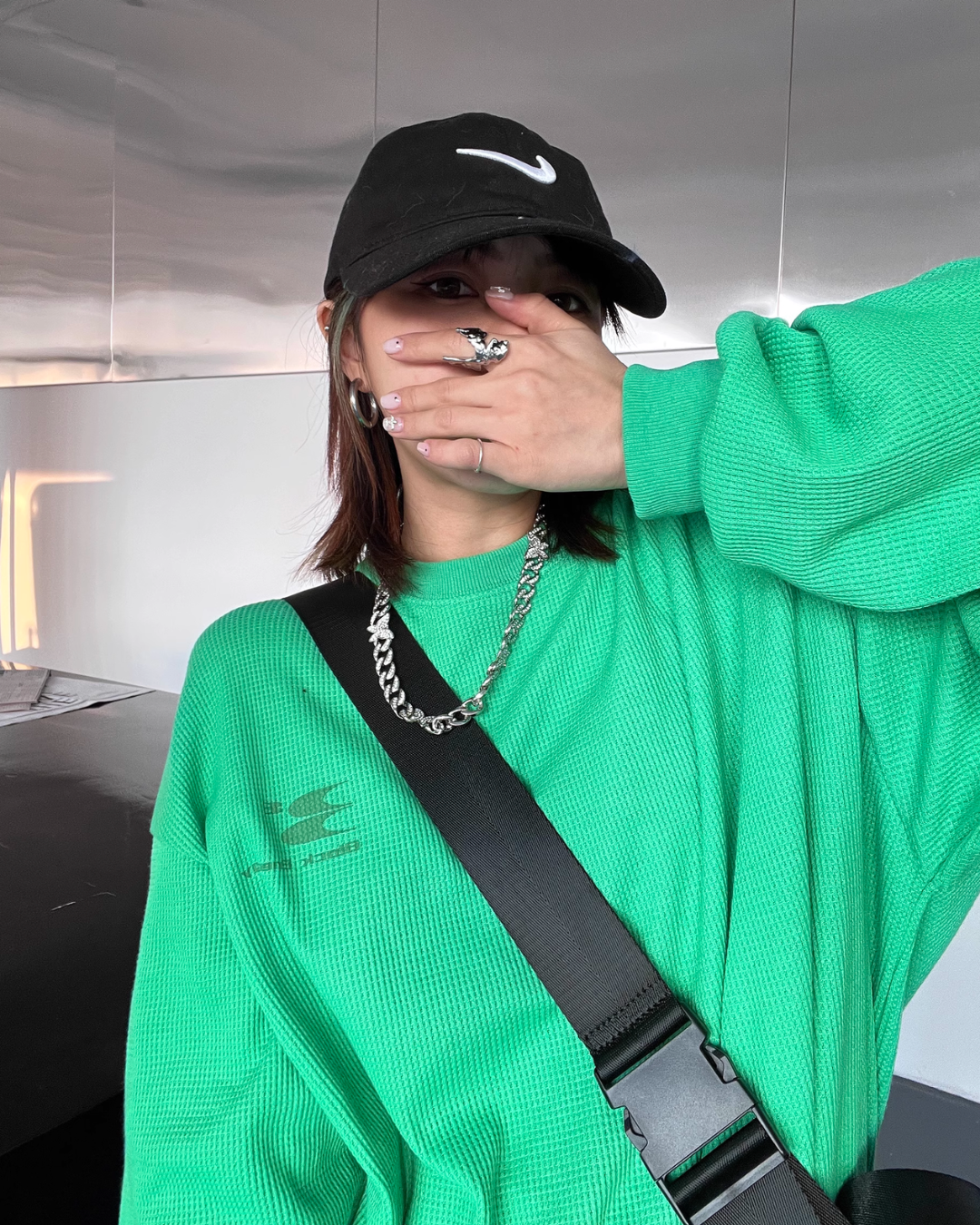 One Point Logo Sweat Tops YLS0396
