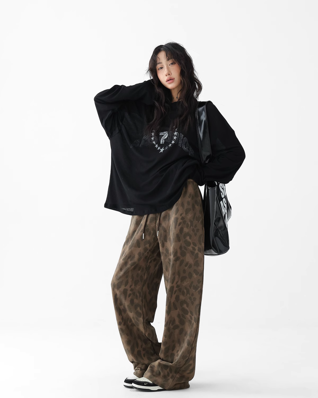 Leopard Print Loose Sweatpants ACS0260