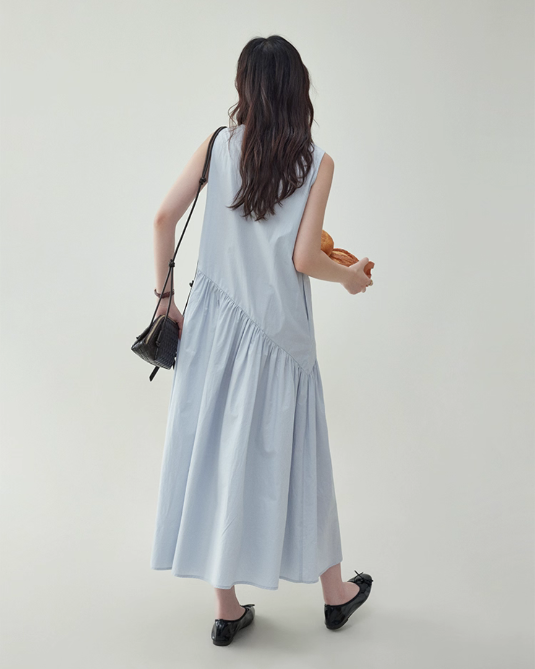 Asymmetrical Sleeveless Dress AMU0024