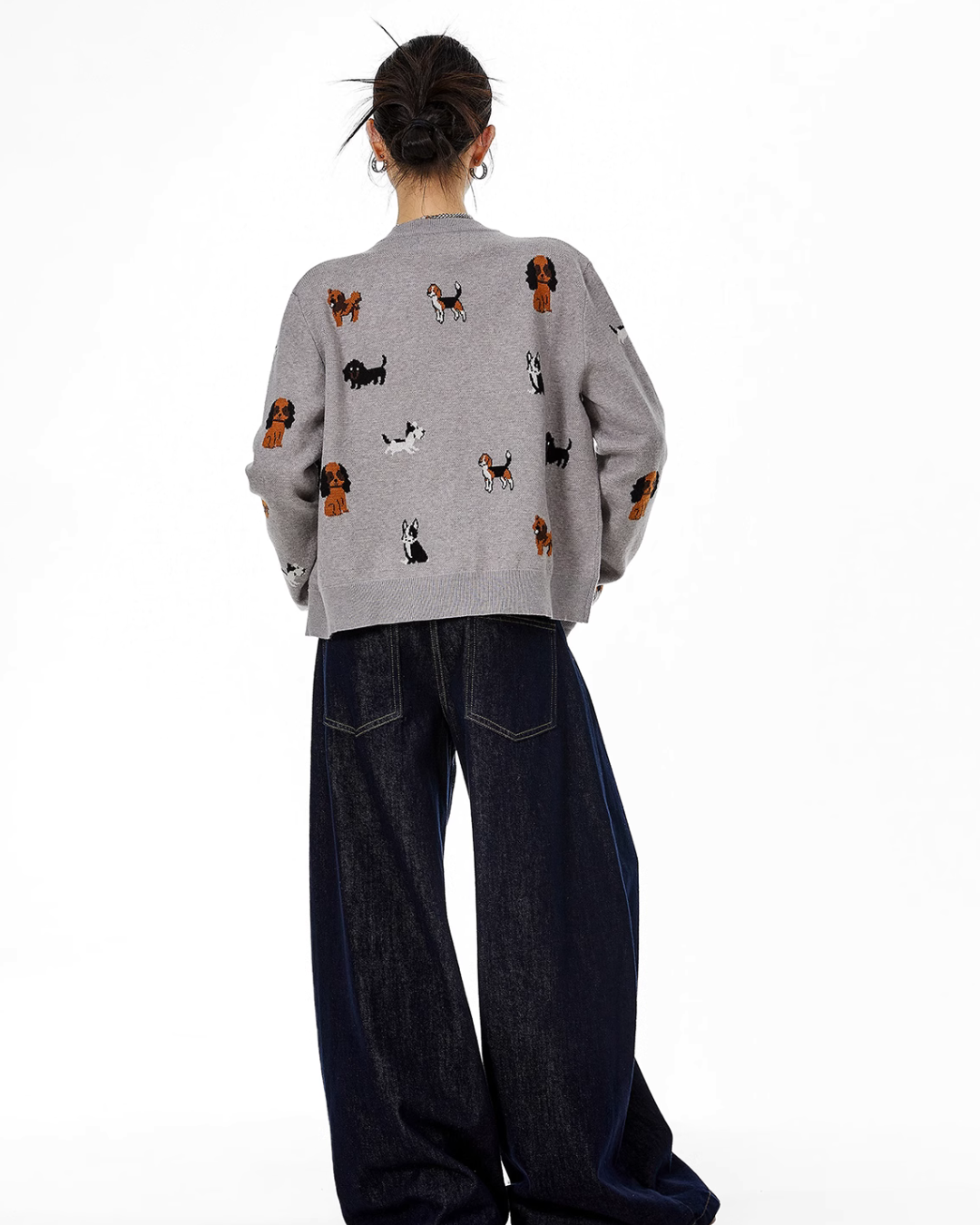 Dog Short Knit Cardigan ICM0062
