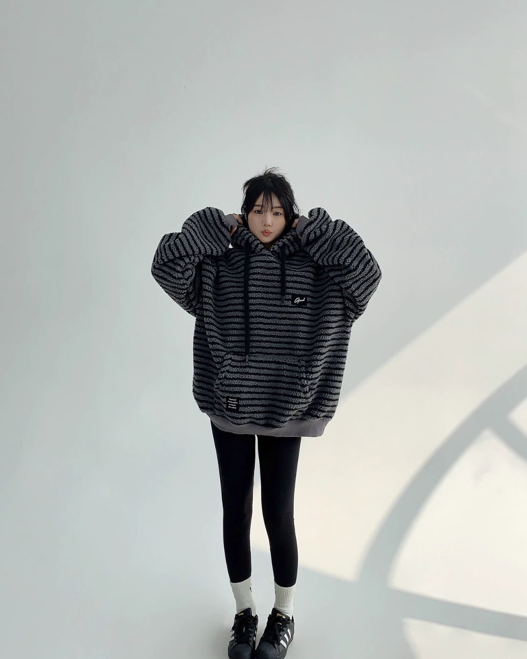 Border Pullover Hoodie YLS0635