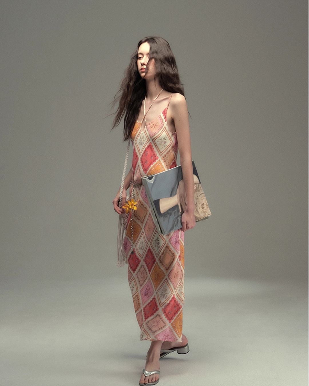 Asian Camisole Long Dress USY0005