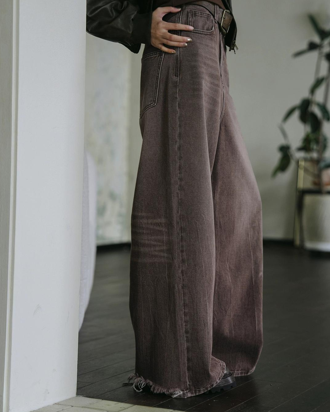 Vintage Wide Straight Pants pcl0007
