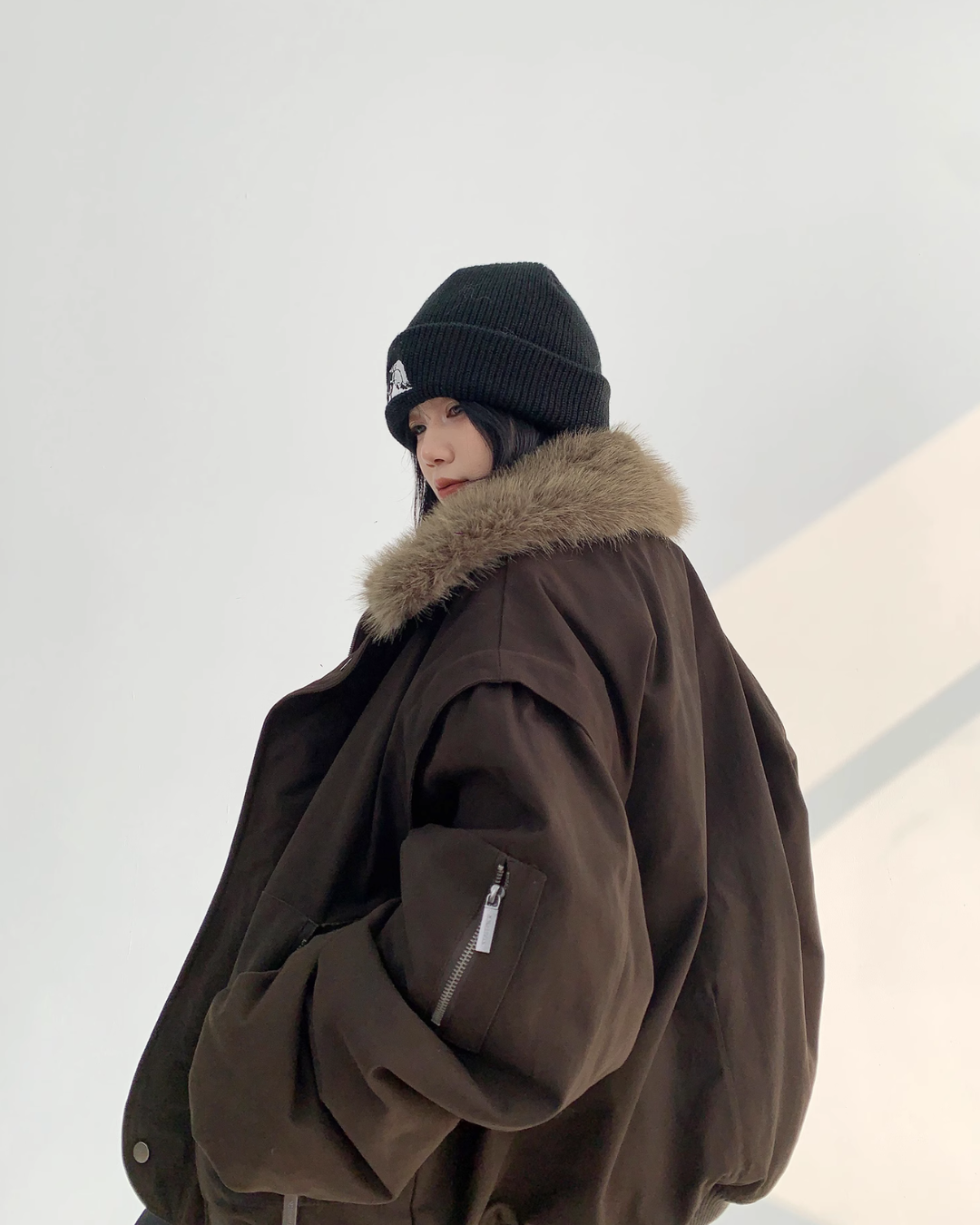 Fur Volume Down Jacket YLS0658