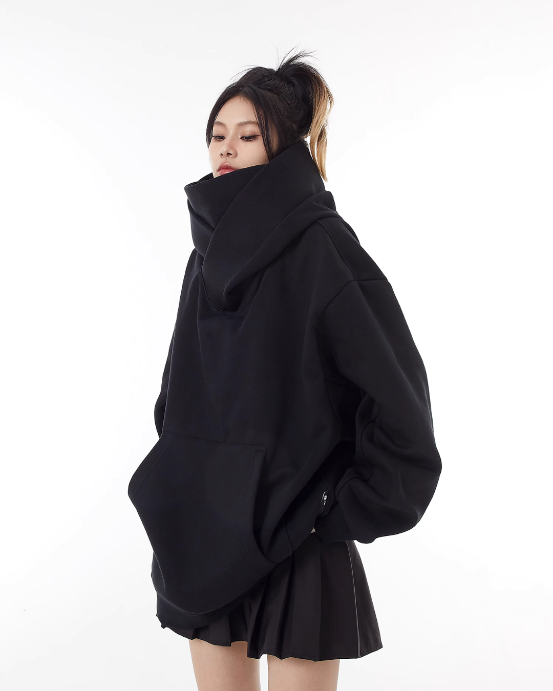 Turtleneck Sweat Hoodie HGX0001
