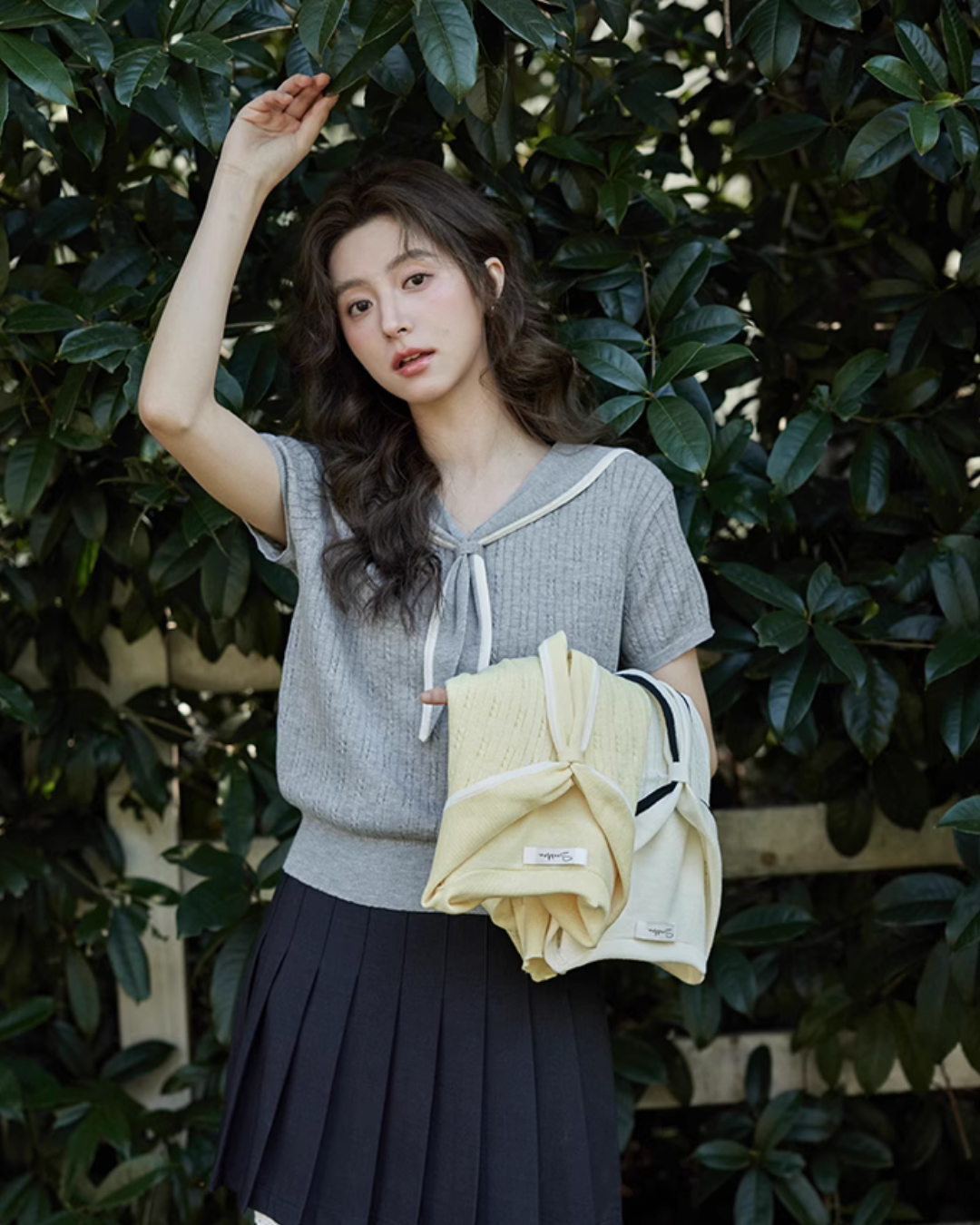 Sailor Collar Knit Top SMS0006