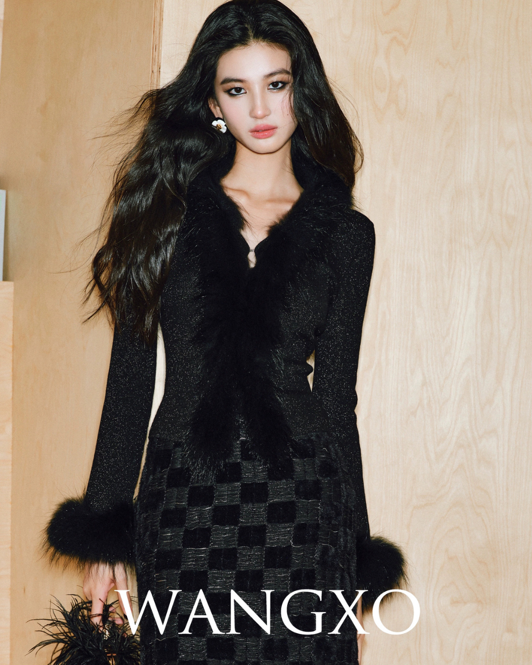 Fur Slim Fit Knitt Sweater WNG0004