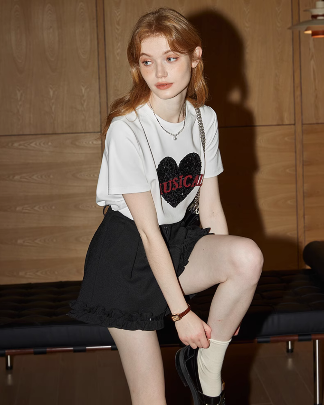 Heart Logo Short Sleeve T-Shirt KMV0014