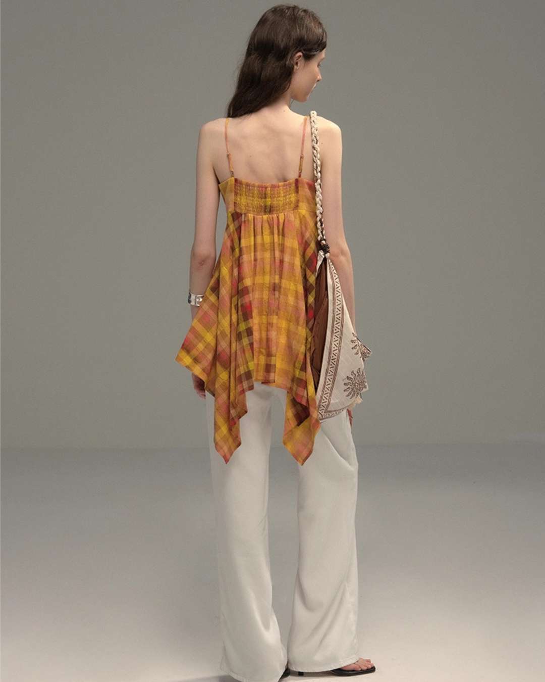 Paid Asymmetrical Cami Dress USY0006