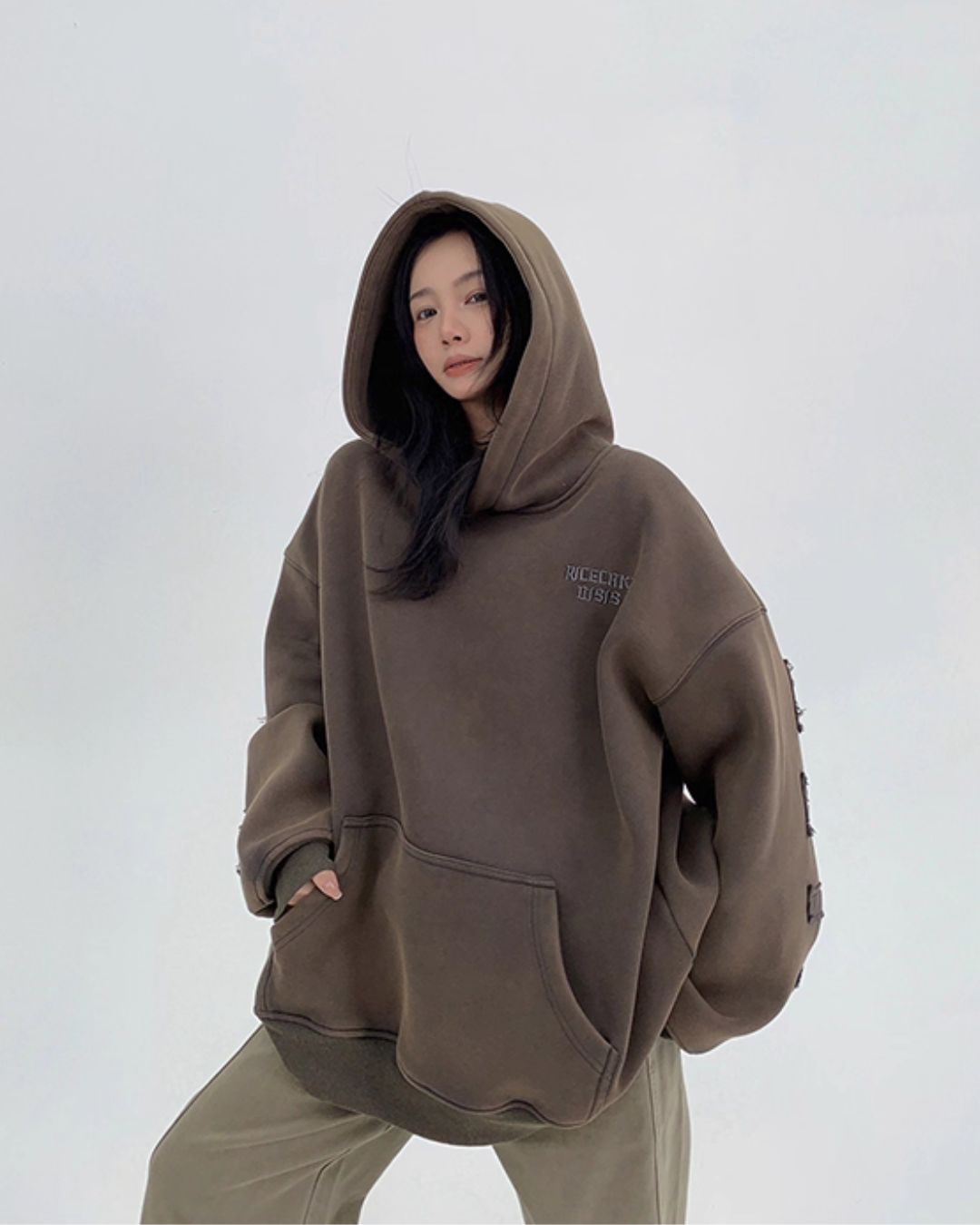 Back Logo Sweatshirt Hoodie YLS0982