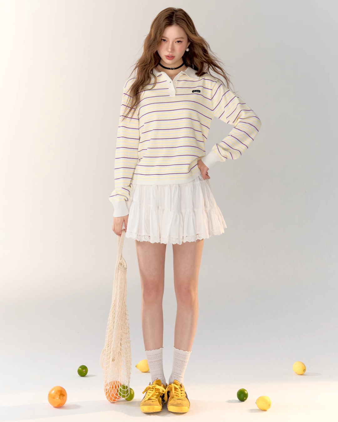 Polo Casual Long Sleeve Tops ASG0025