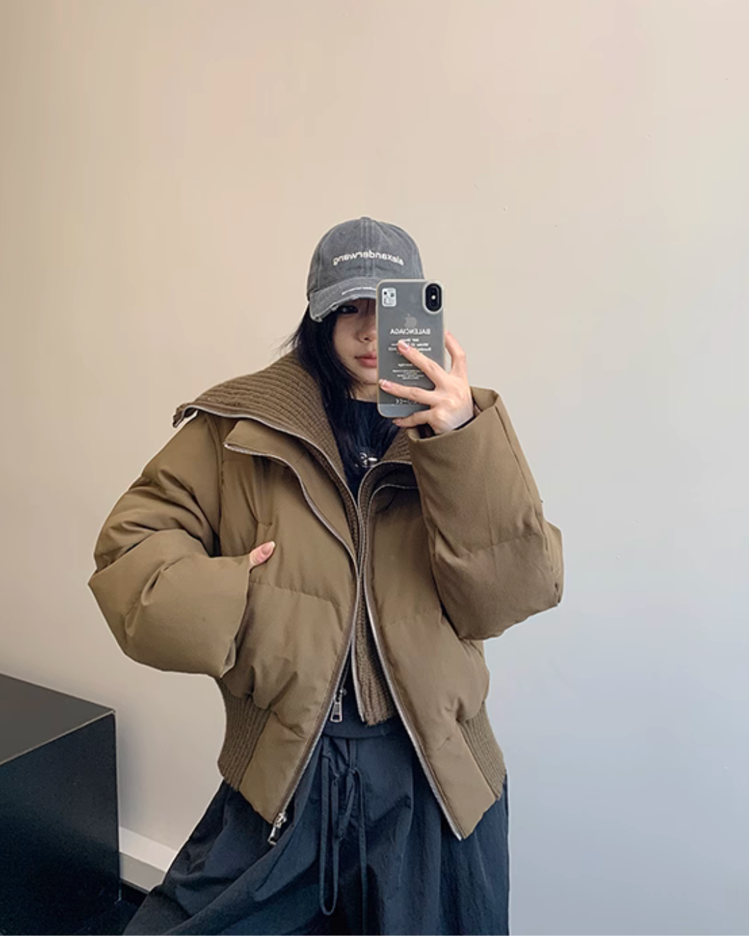 Boa Collar Down Jacket YLS0986