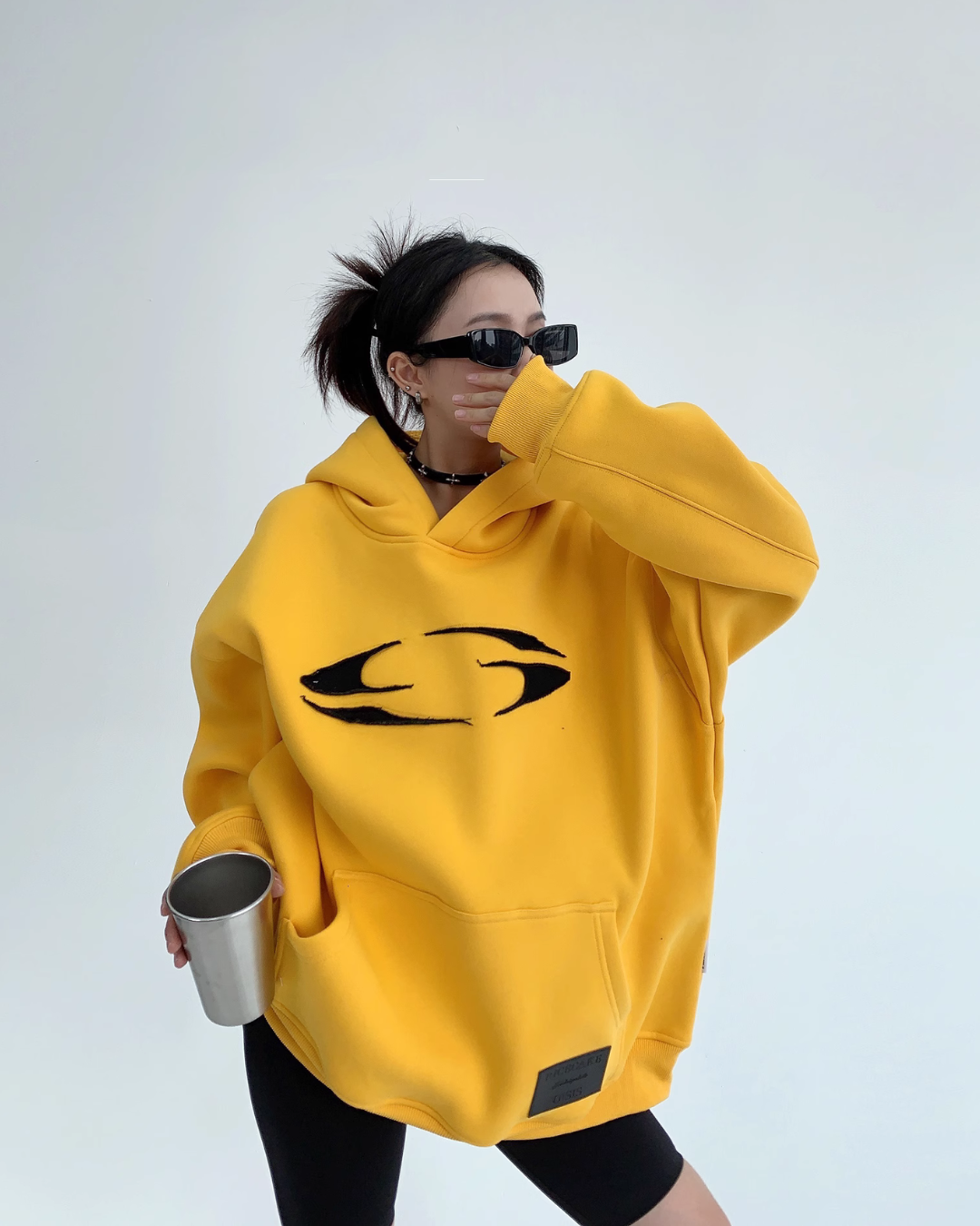 Back Logo Pullover Hoodie YLS0591