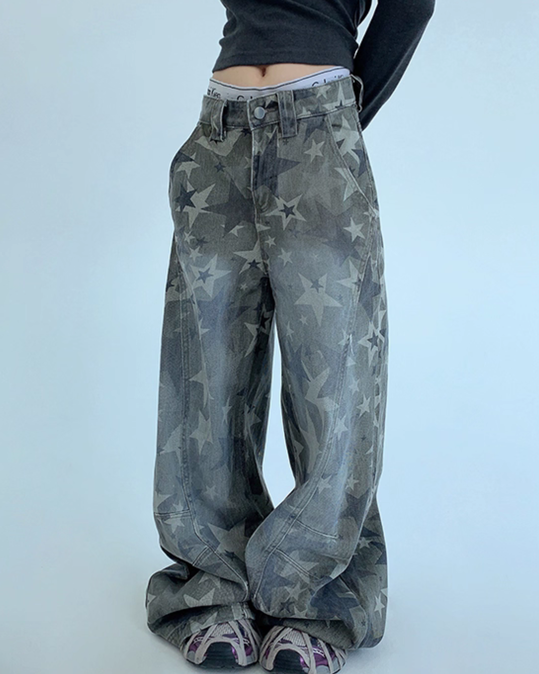 Star Vintage Wide Denim Pants YLS0925