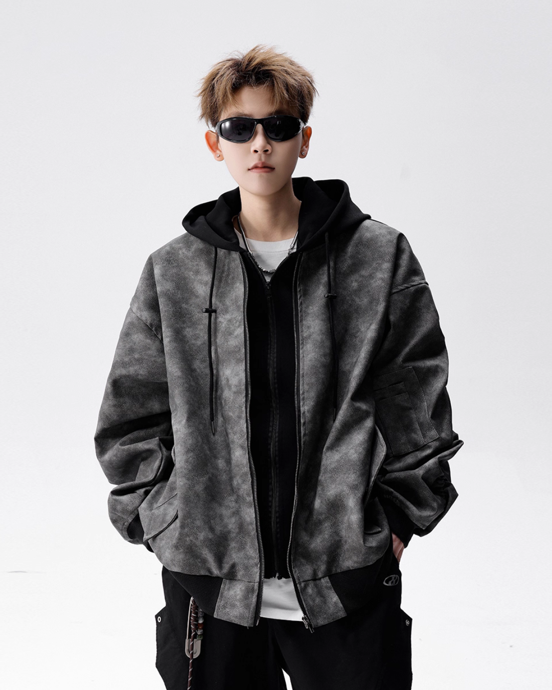 PU Leather Padded Jacket BWA0006