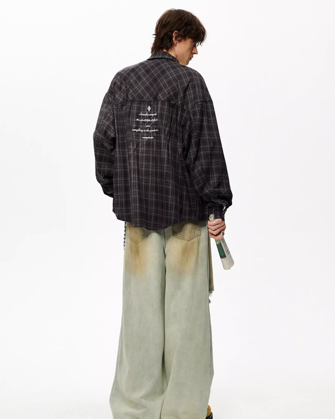 Block Plaid Street Shirt NDC0010