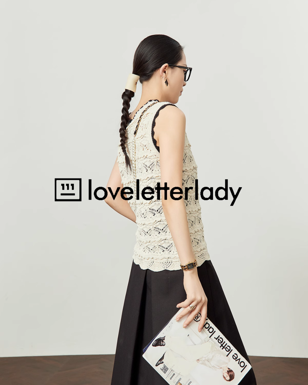 Punching Sleeveless Summer Knit LLA0425