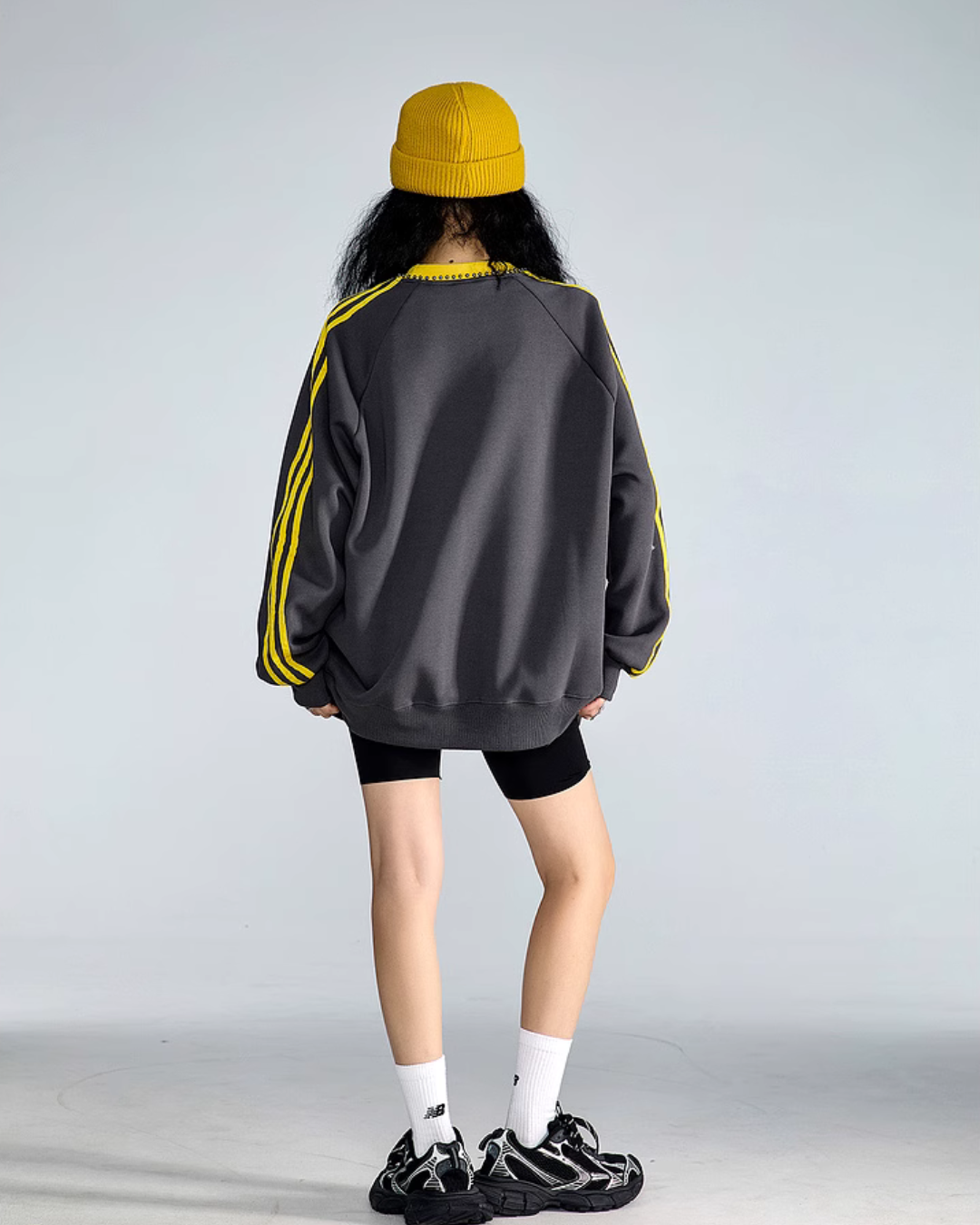 Vintage Striped Crew Neck Tops ICM0058