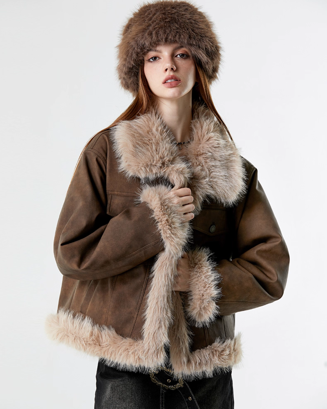 Vintage Mouton Coat VSE0066