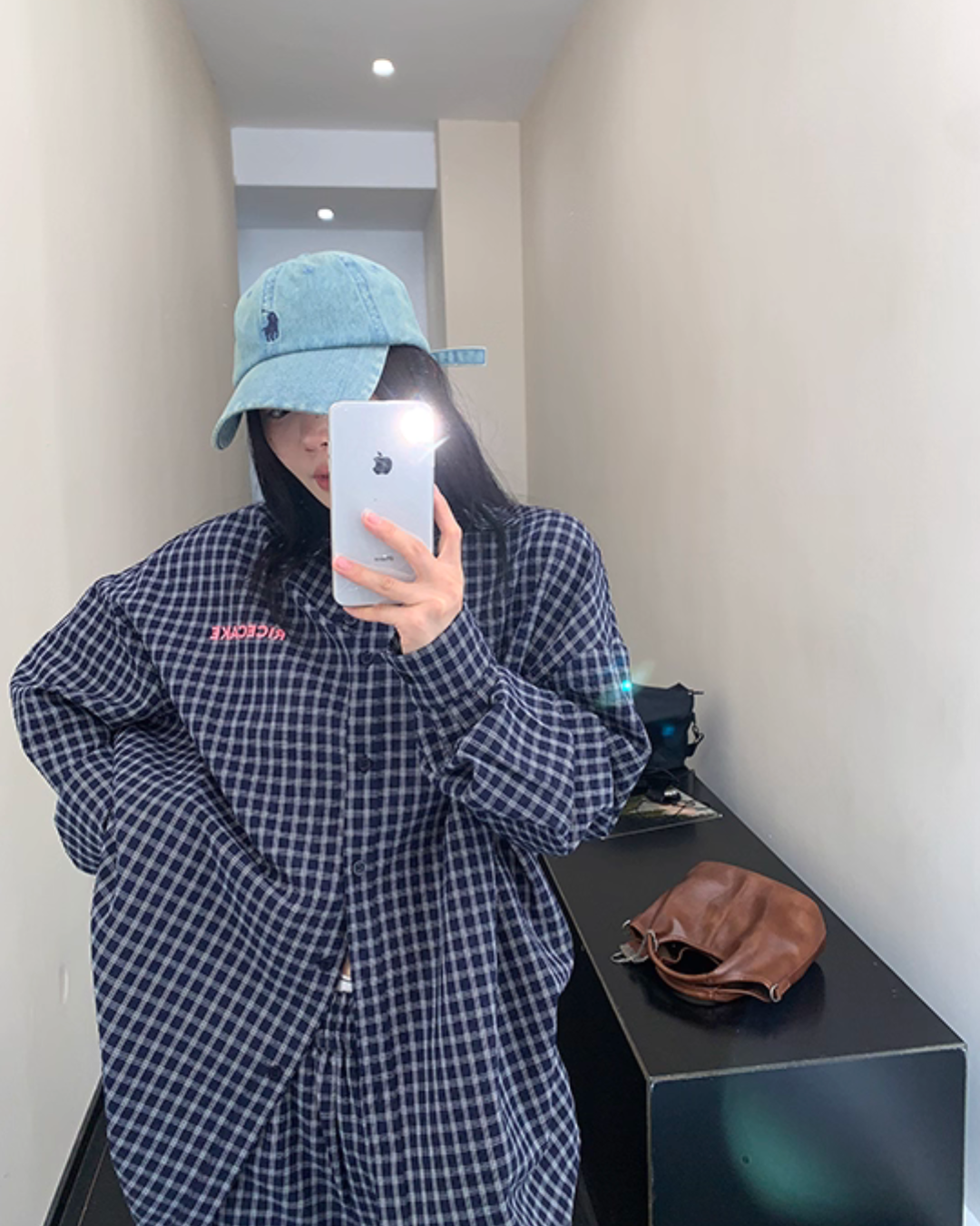 Plaid Long Sleeve Shirt / Loose Pants YLS0916