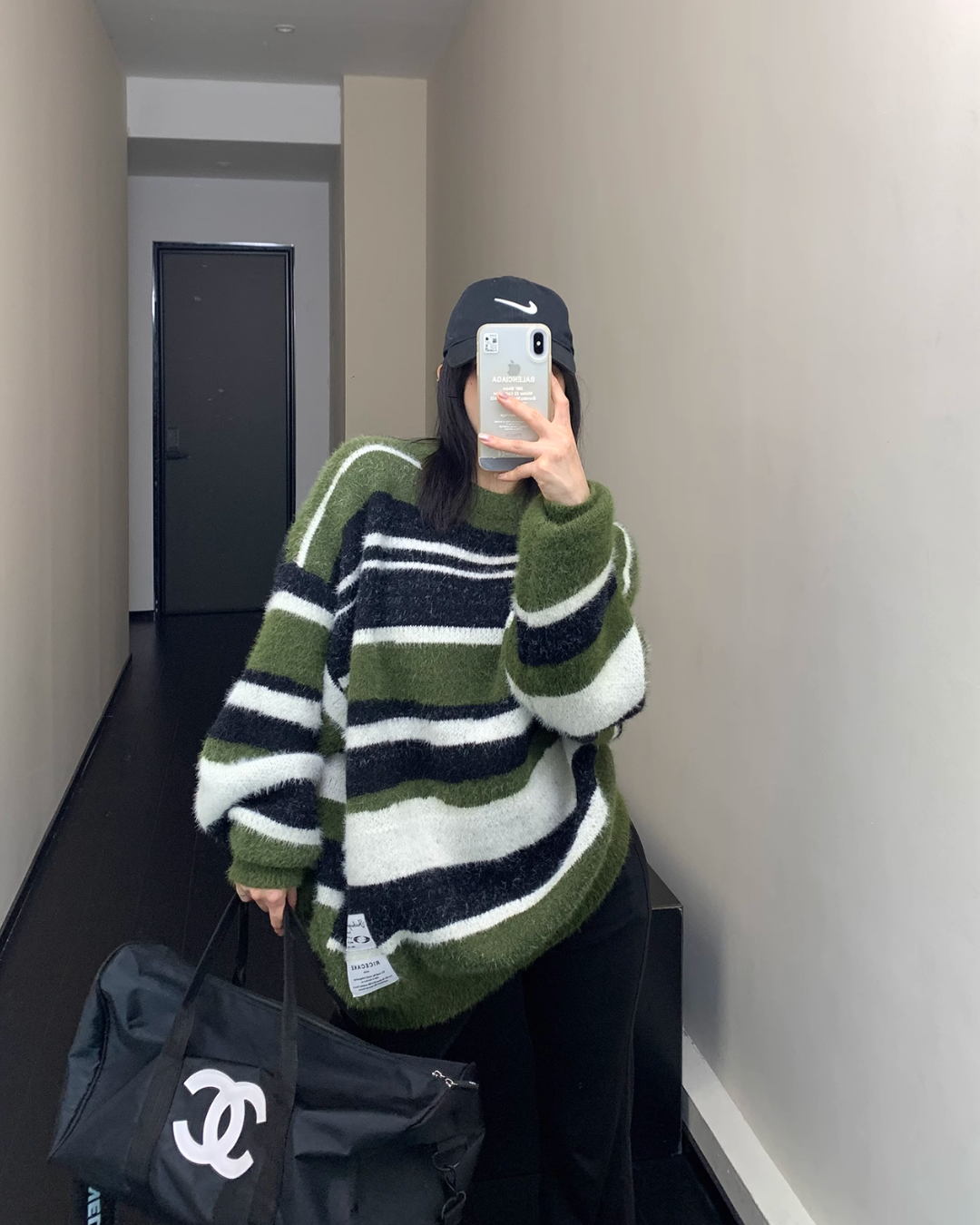 Multi Border Knit Tops YLS0579