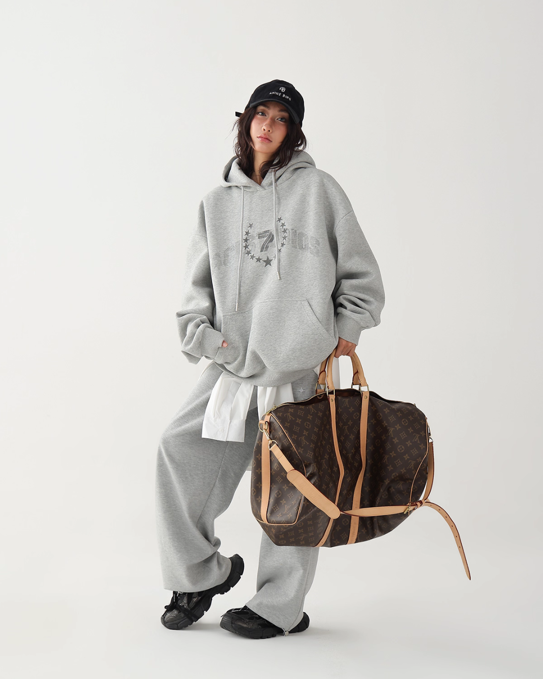 Loose Style Pullover Hoodie ACS0288