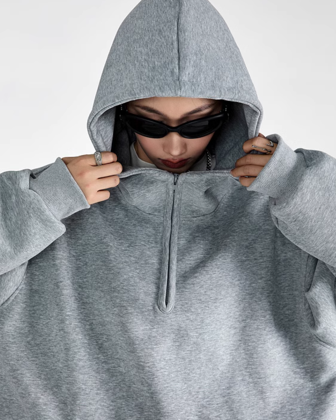 Half Zip Sweat Tops ICM0059