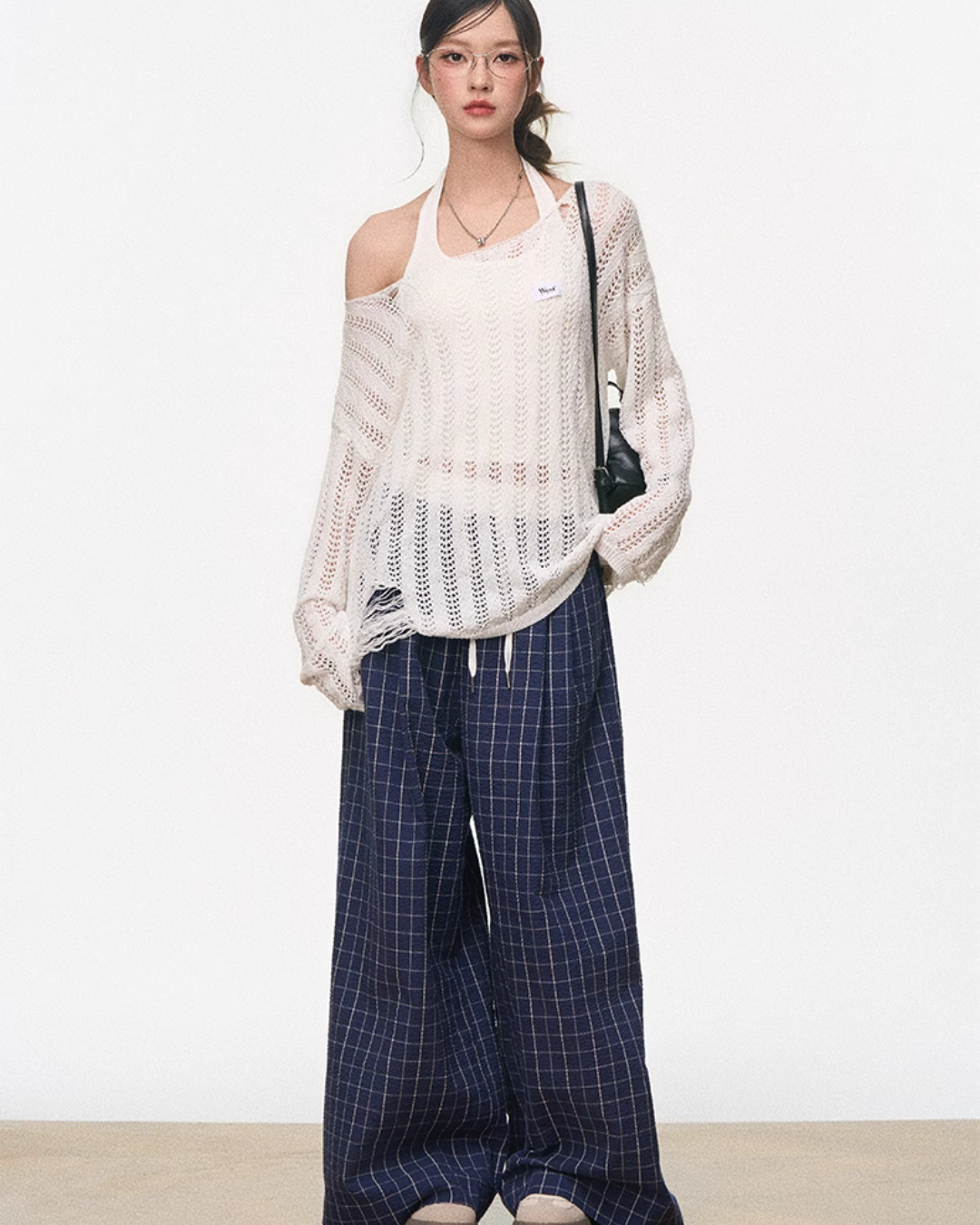 Vintage Plaid Casual Pants WEO0040