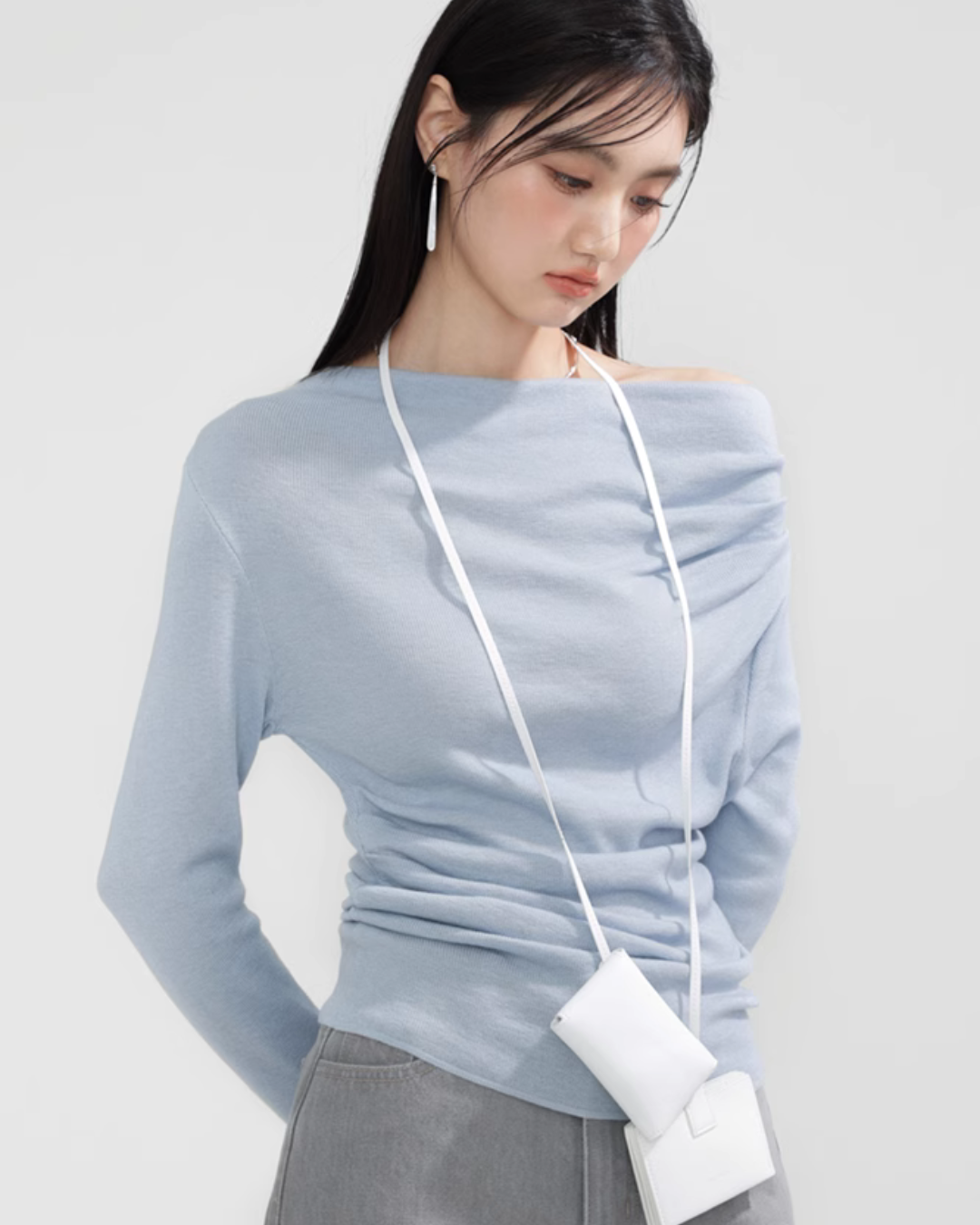 Draped Wrap Top CHS0008