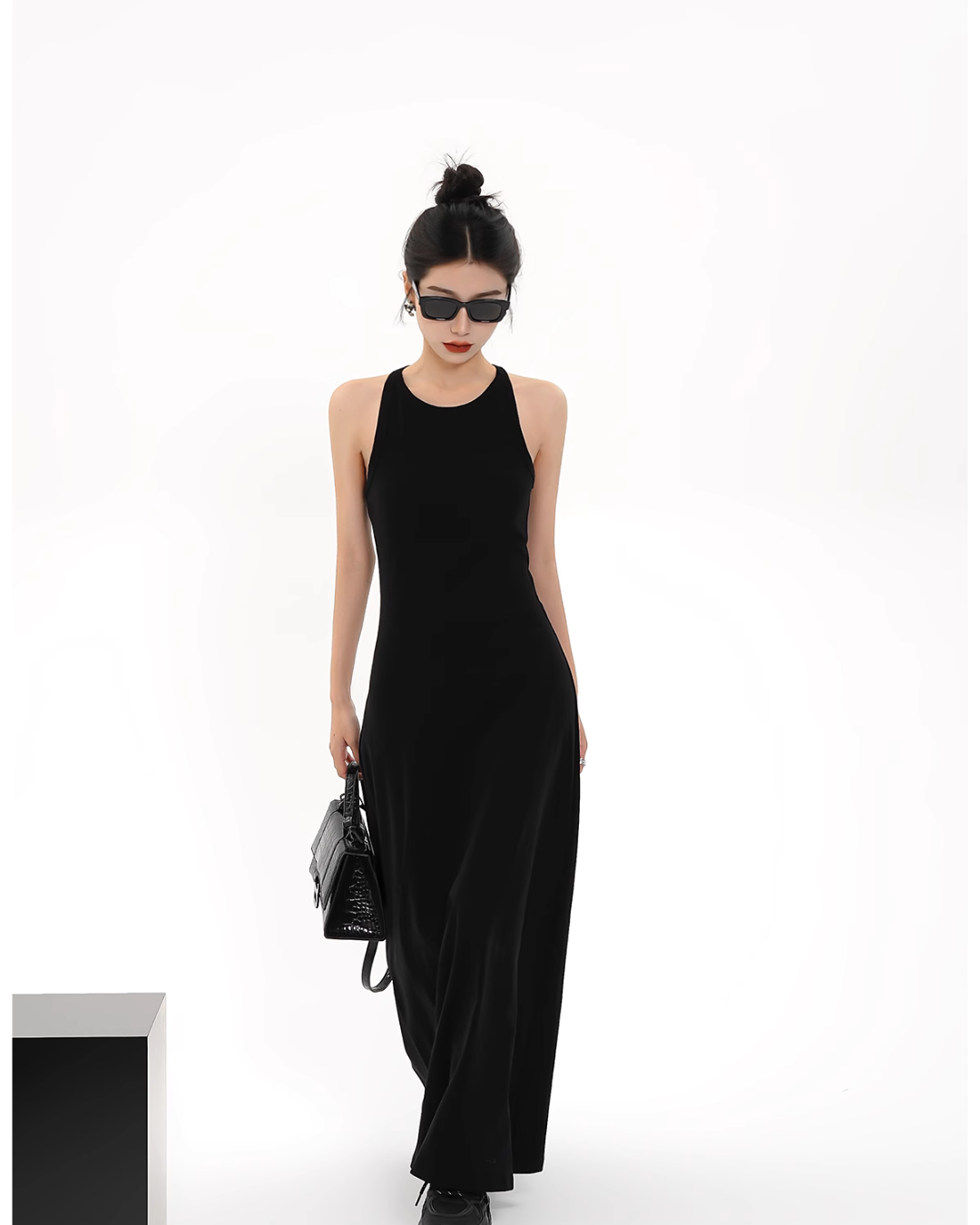Halter Neck Long Dress SRS0275