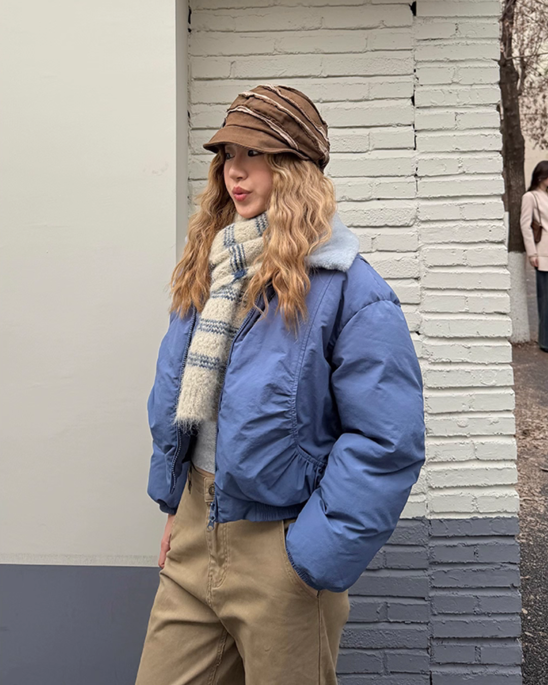 Puffer Collar Short Jacket CYE0090