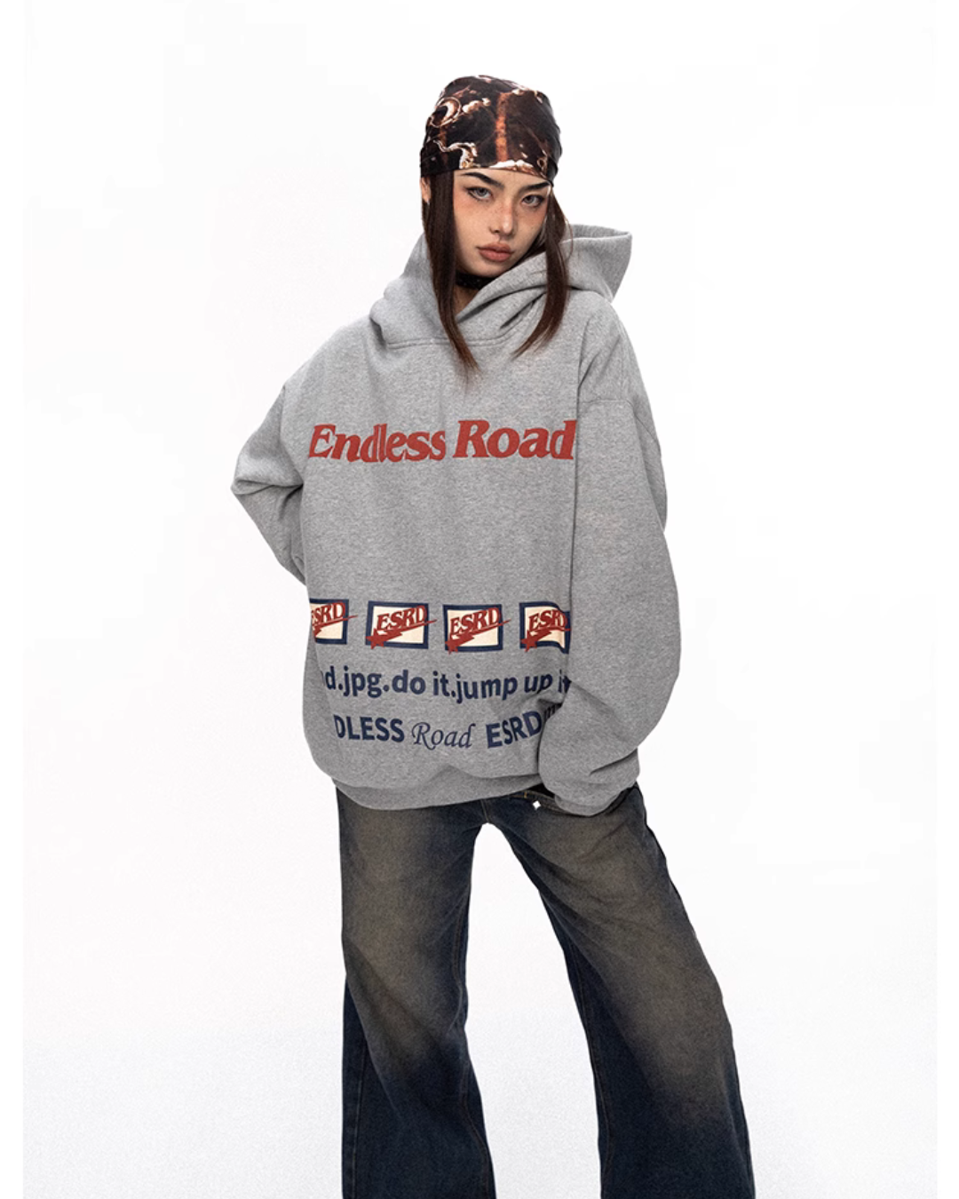 College Logo Pullover Hoodie BLB0001