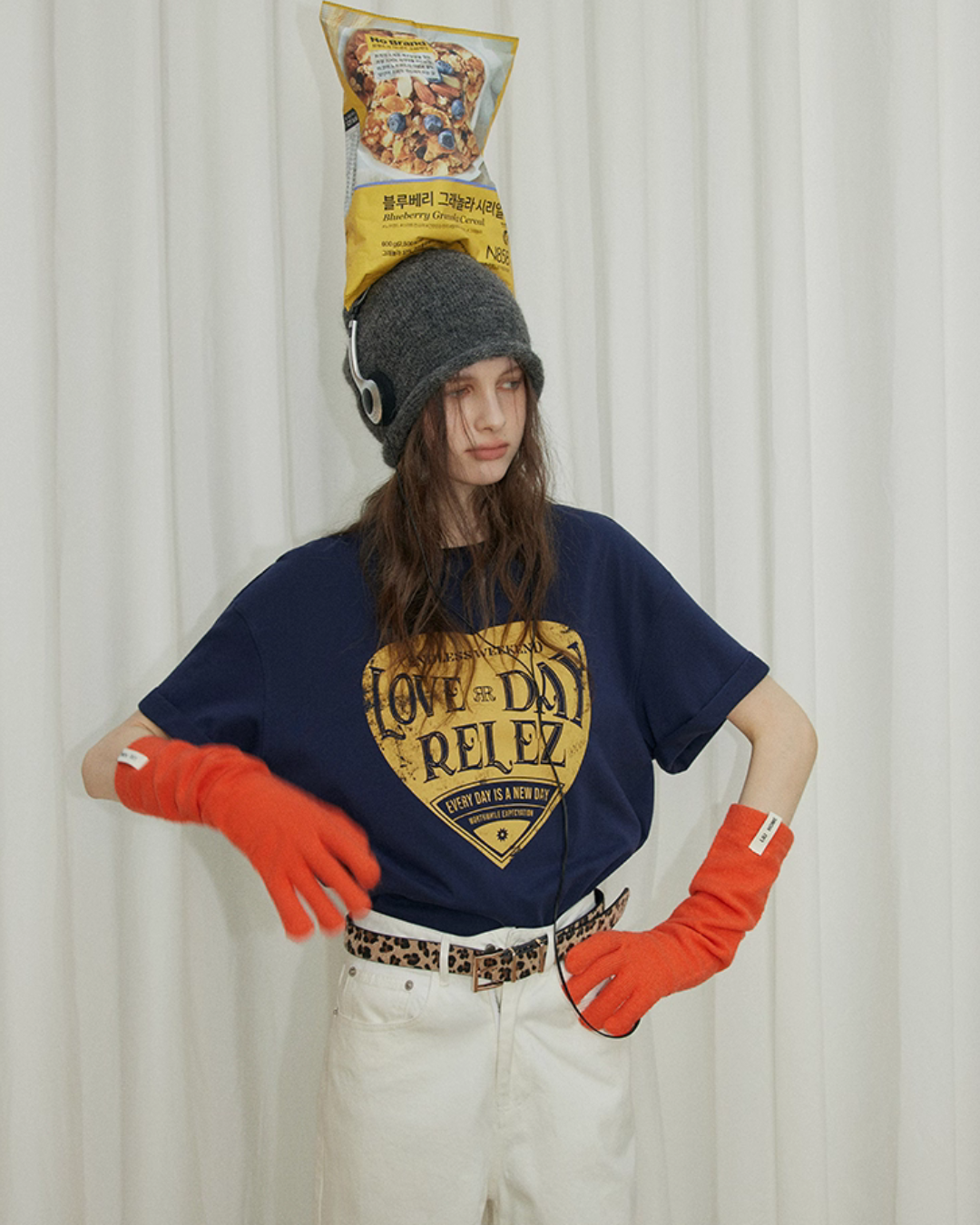 Vintage Letter Print T-Shirt RLZ0011