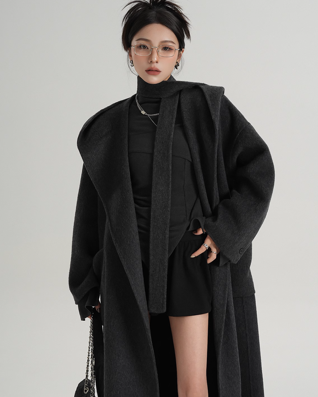 Belt Design Classic Long Coat SRS0318