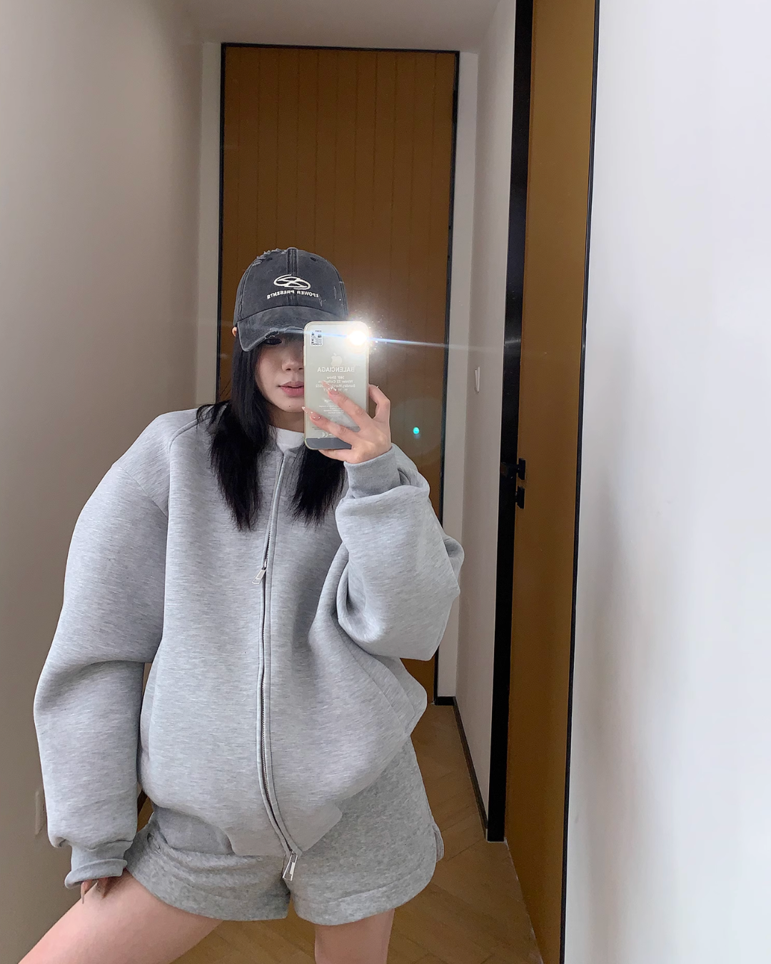 No Collar Zip Sweat Jacket YLS0833