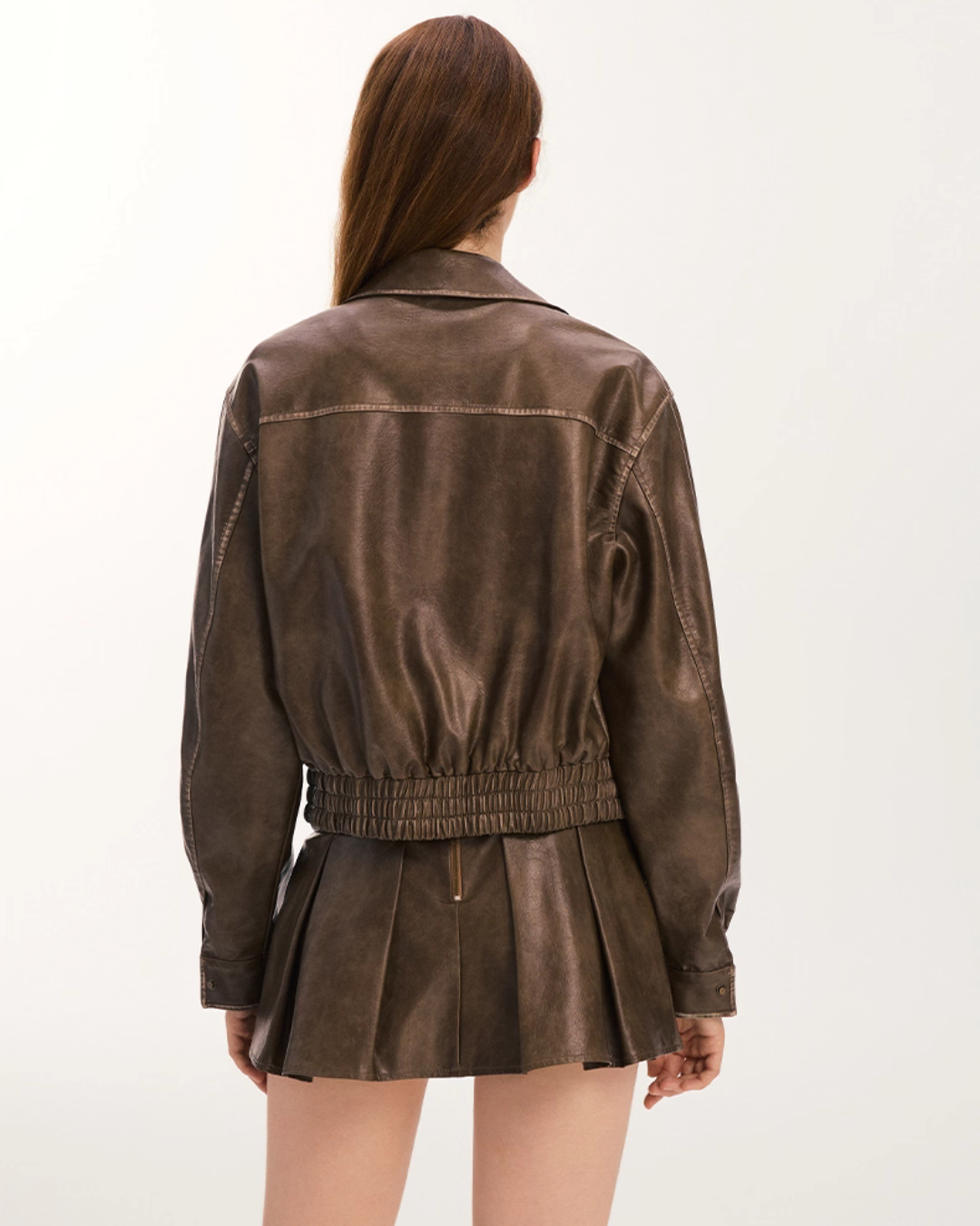 Leather Mini Skirt VSE0067