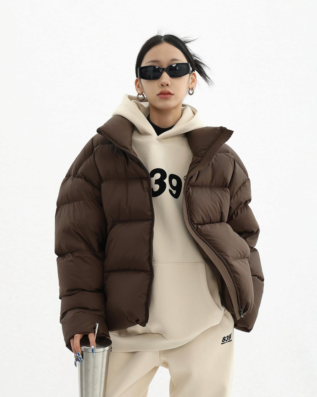 Big Color Short Down Coat ACS0030