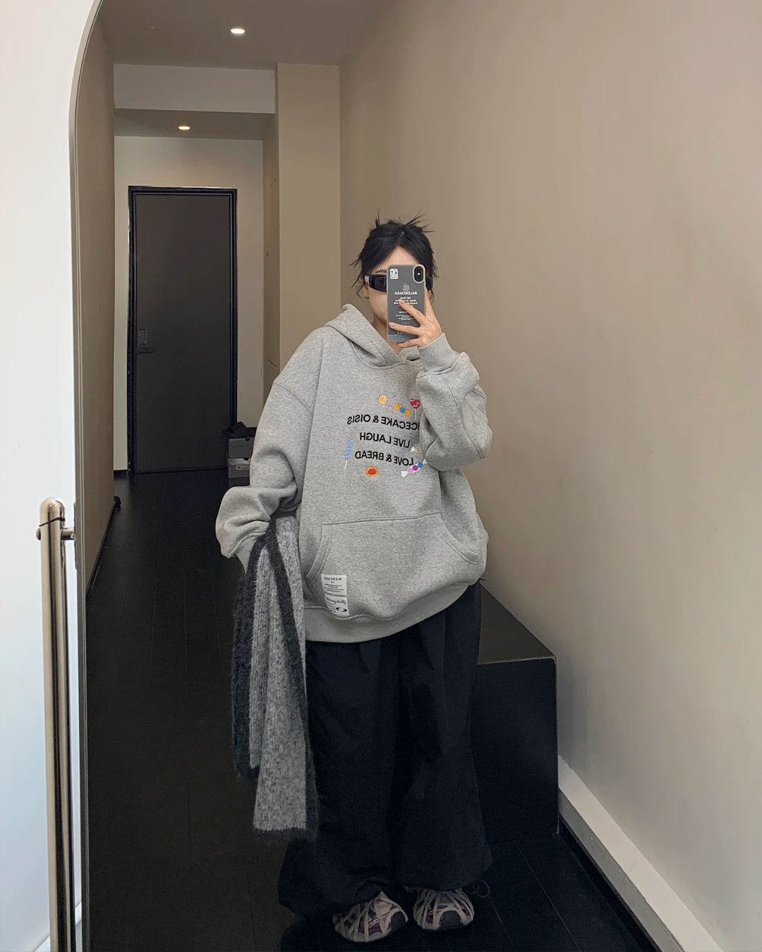 Sweets Embroidery Pullover Hoodie YLS0608