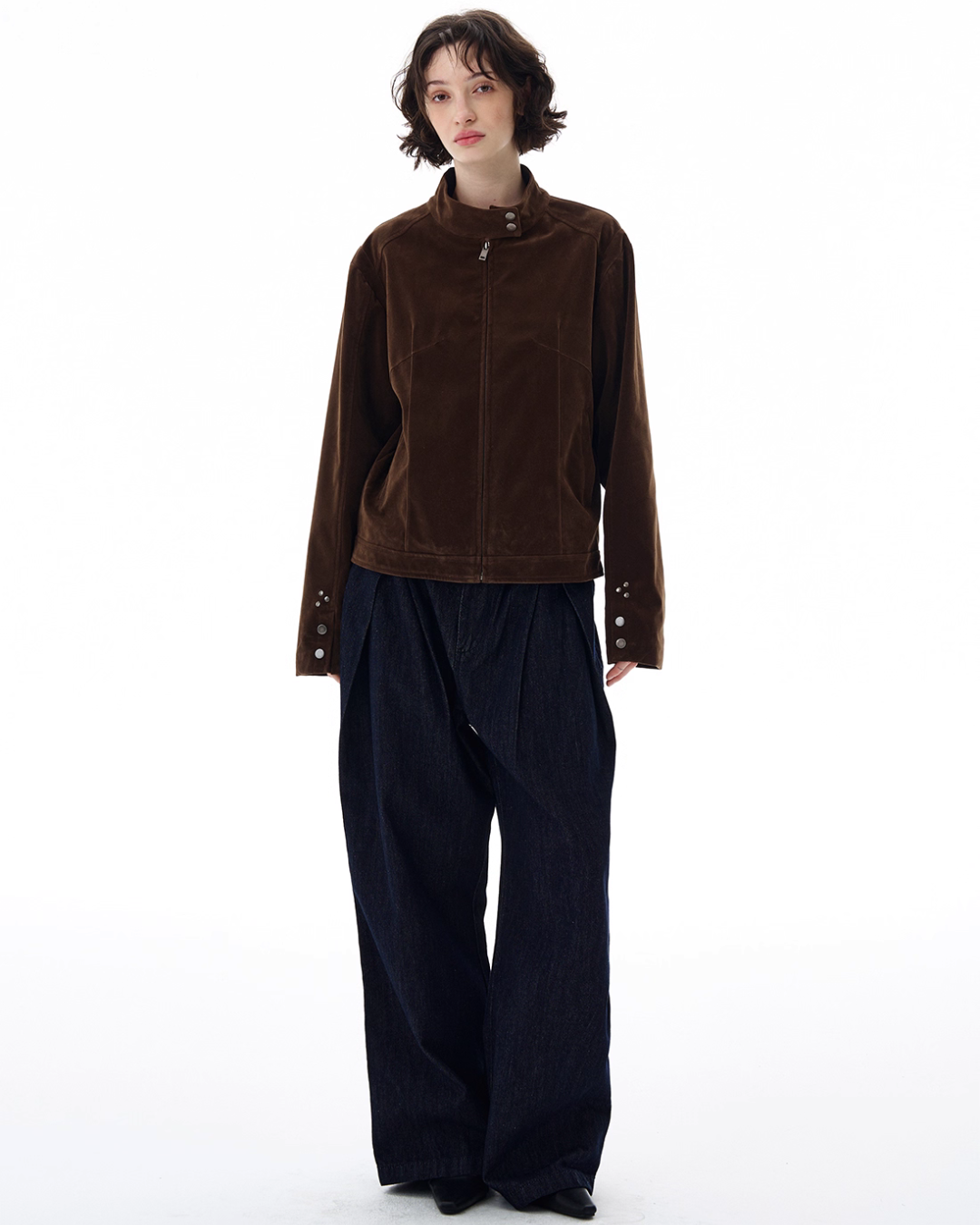 Stand Collar Zip Jacket WLS0003